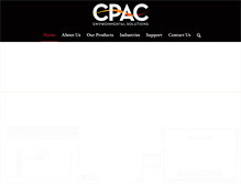 Tablet Screenshot of cpac.com