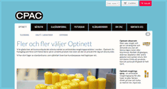 Desktop Screenshot of cpac.se